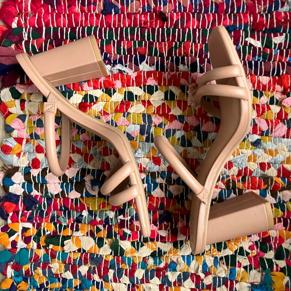 a new day Blush Strappy Heels